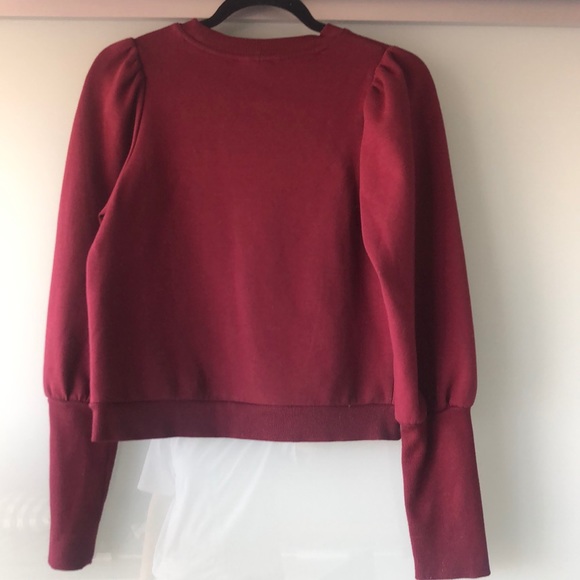 Puff sleeve sweatshirt - Picture 2 of 2